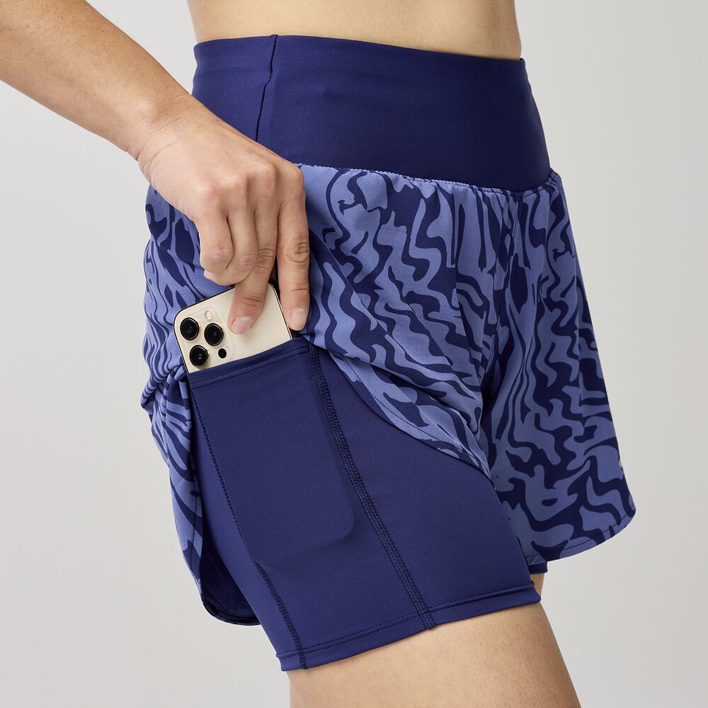 Brooks Chaser 5" 2-in-1 Short 2.0 - Mitternachts-Speedscape