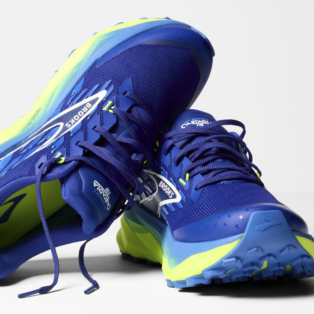 Brooks Cascadia 19 - Surf the Web/Nachtleben/Weiß
