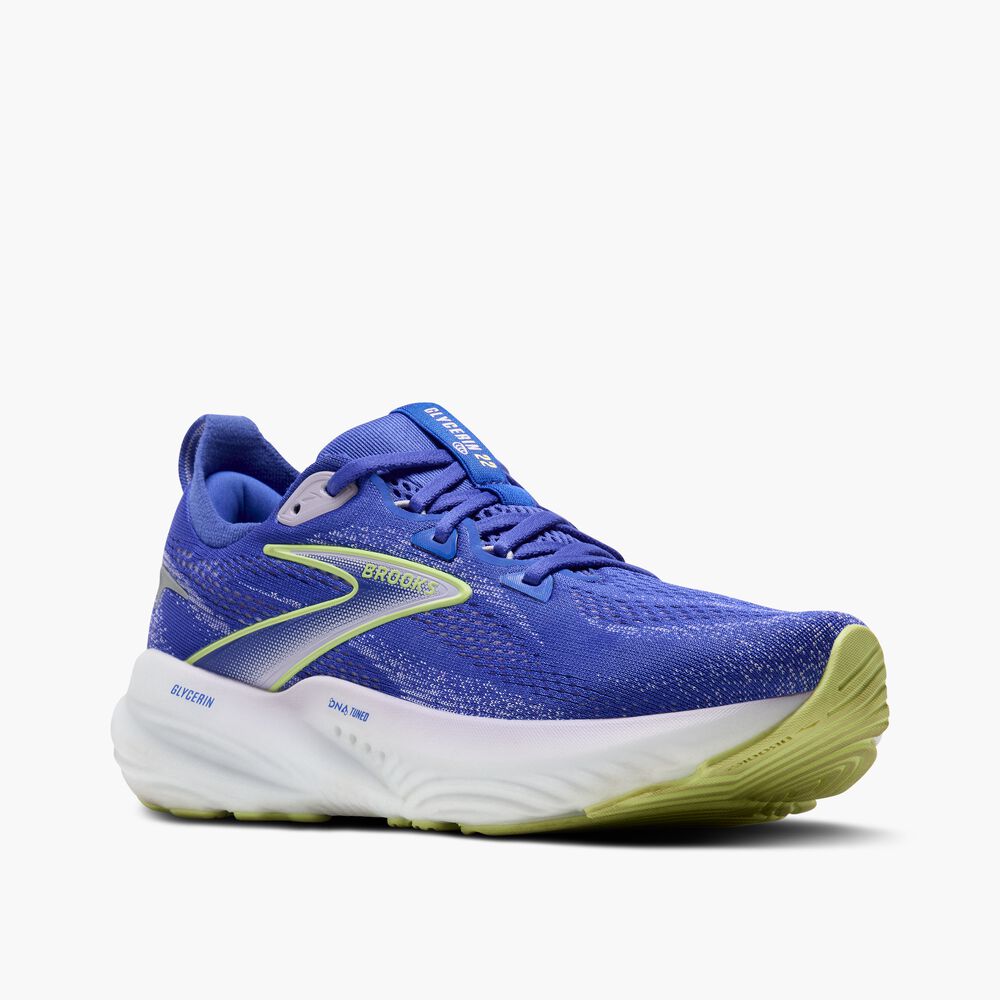 Brooks Glycerin 22 - Amparo Blau/Hyper Iris/Gelb