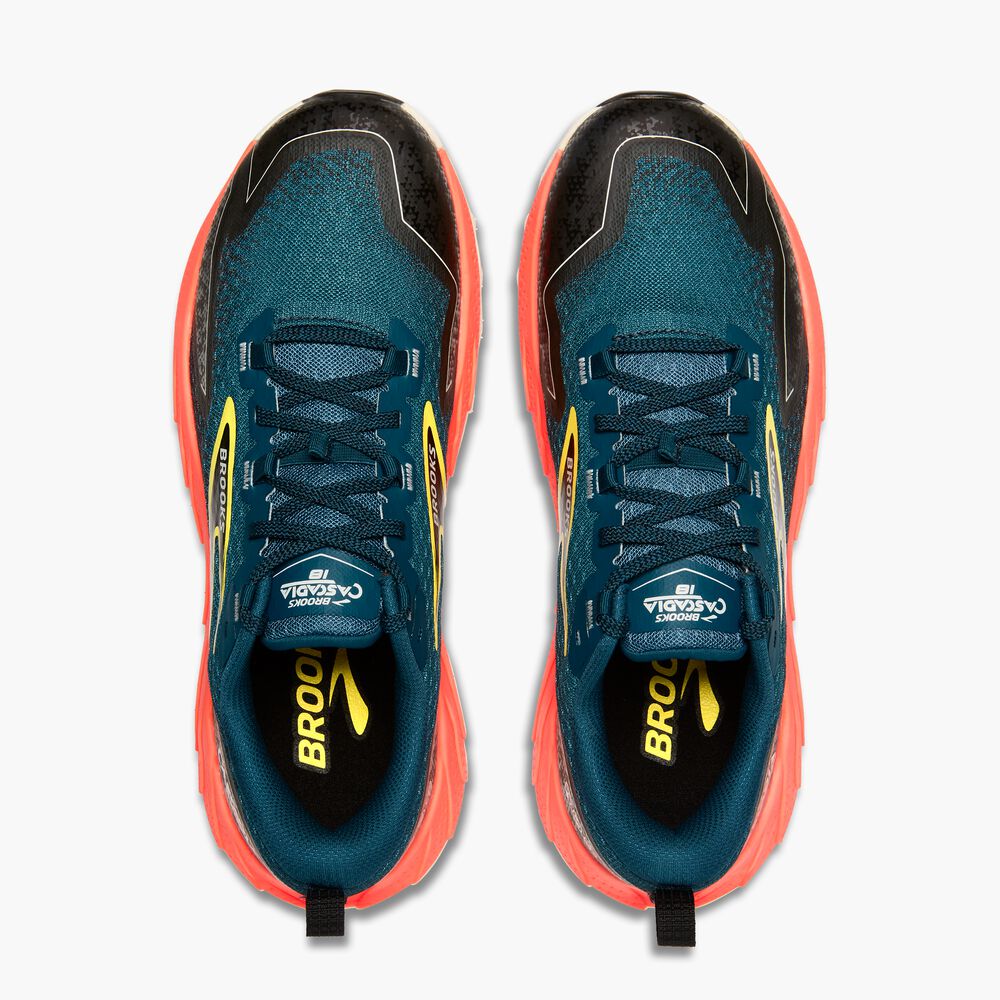 Brooks Cascadia 18 - Legion Blue/Schwarz/Flame
