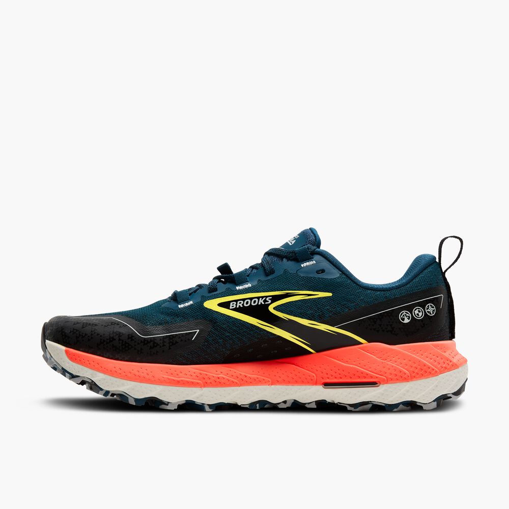 Brooks Cascadia 18 - Legion Blue/Schwarz/Flame