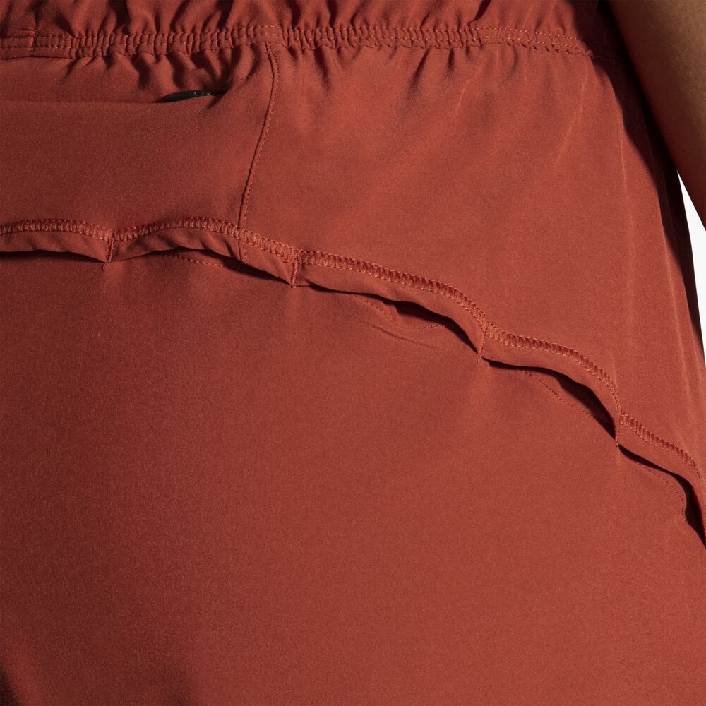 Brooks Chaser 5" 2-in-1 Short - Kupfer/Run Raisin