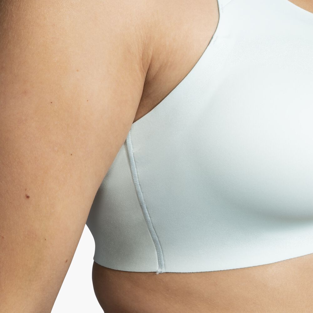Brooks Zip 2.0 Sports Bra - Eisblau/Blaugrün
