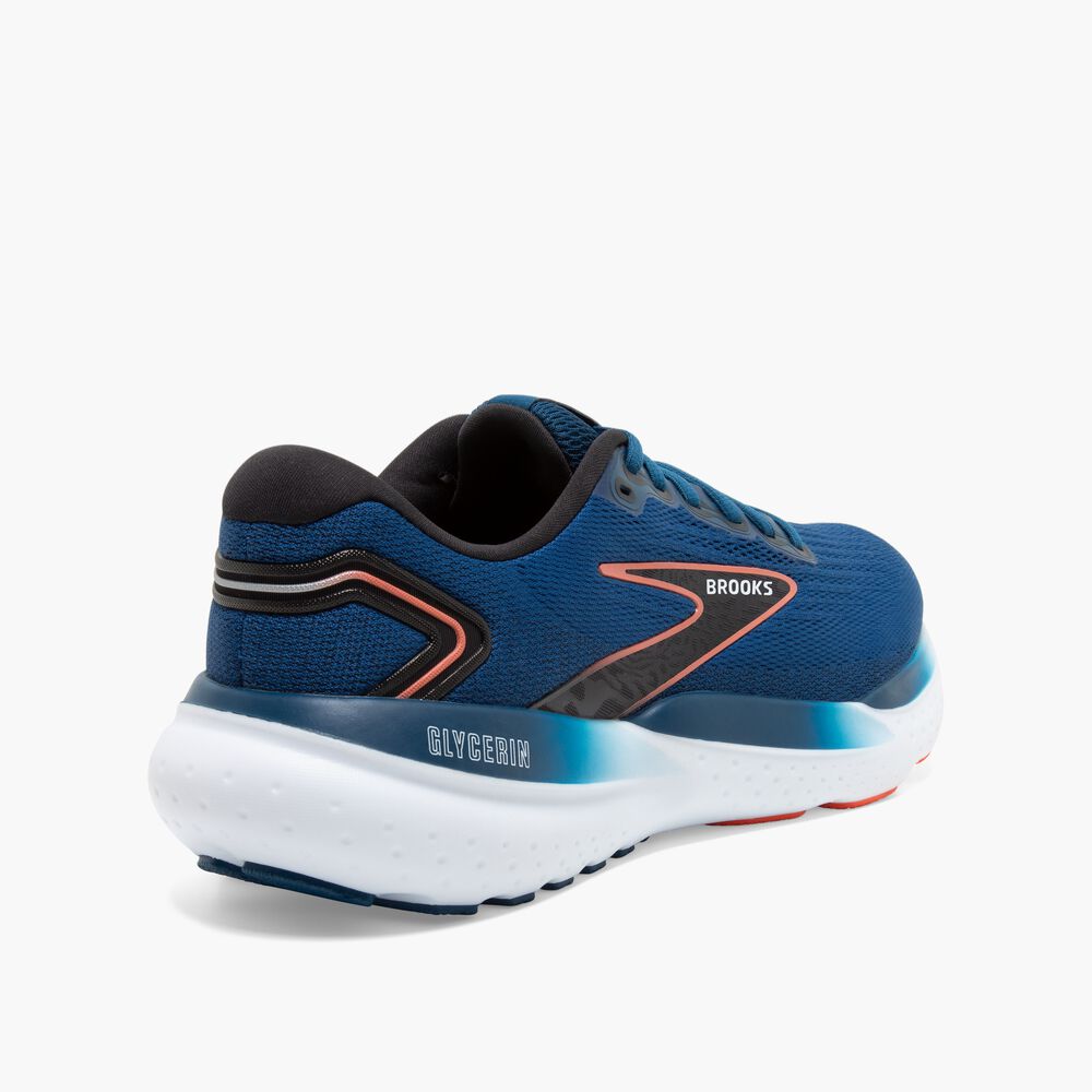 Brooks Glycerin 21 - Blauopal/Schwarz/Kapuzinerkresse
