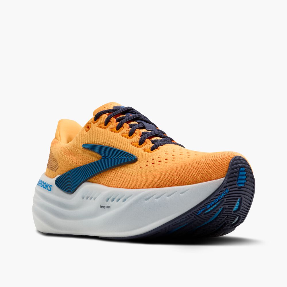 Brooks Glycerin Max - Leuchtendes Orange/Blau/Weiß