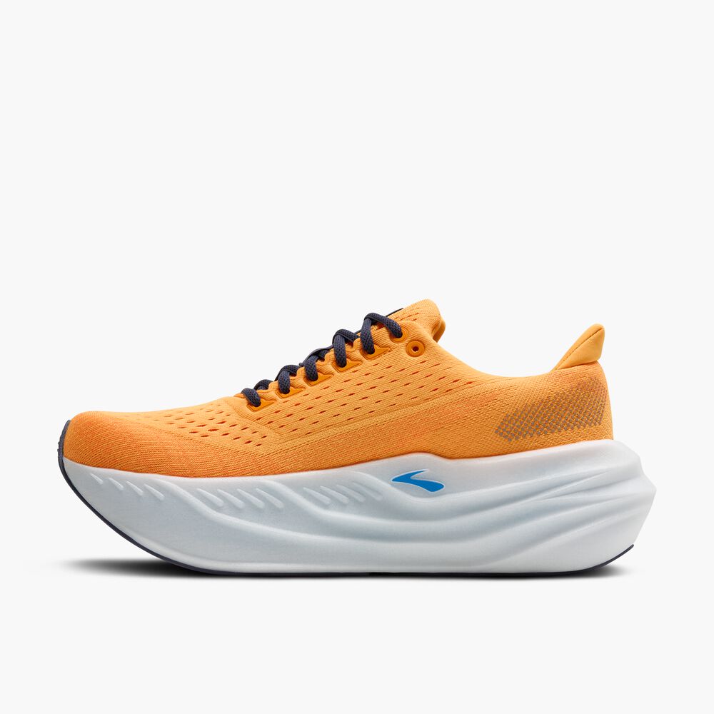 Brooks Glycerin Max - Leuchtendes Orange/Blau/Weiß