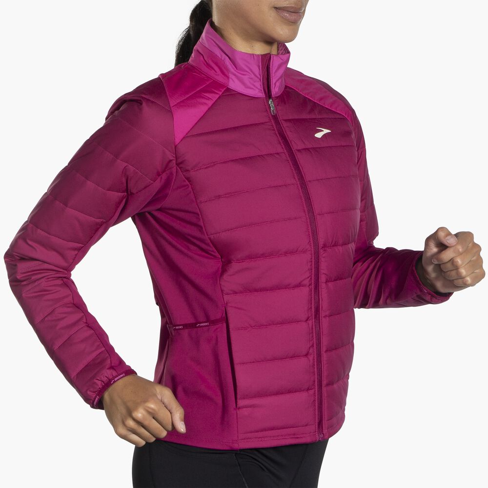 Brooks Shield Hybrid Jacket 2.0 - Dunkelmalve/Malve