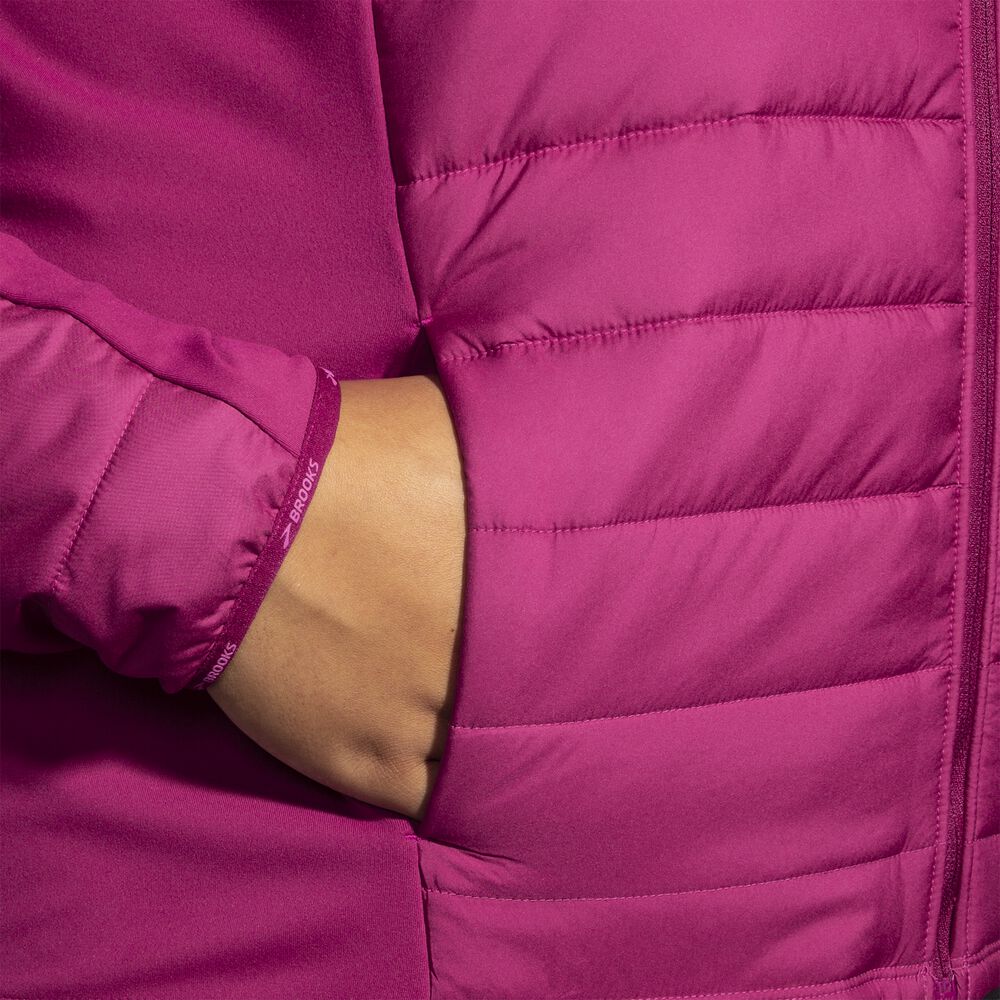 Brooks Shield Hybrid Jacket 2.0 - Dunkelmalve/Malve