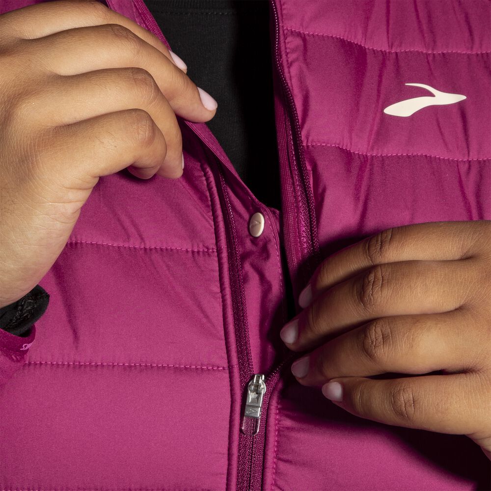 Brooks Shield Hybrid Jacket 2.0 - Dunkelmalve/Malve