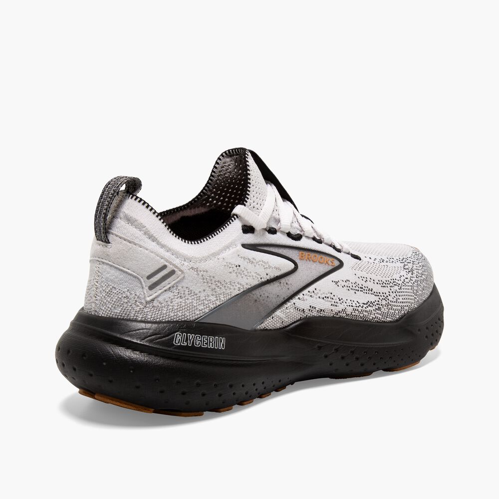 Brooks Glycerin StealthFit 21 - Weiß/Grau/Schwarz